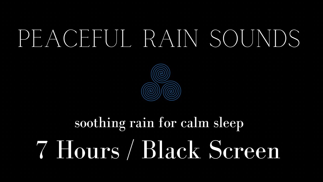 Rain Sounds for Snuggling, Sleeping, Relaxing, Cozy and Peaceful Rain ...