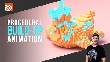 Procedural Build-Up Animation in Houdini Using KineFX