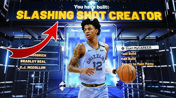 *NEW* BEST REBIRTH SLASHING SHOT CREATOR BUILD IN NBA 2K22! PURE SHOT CREATOR WITH CONTAT DUNKS!!