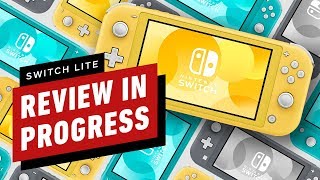 Nintendo Switch Lite Review in Progress