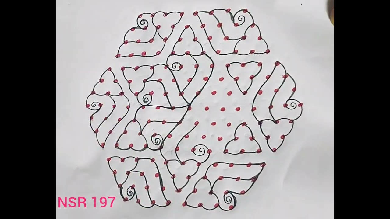 15×8 Puli kolam 🌺| Easy Big kolam 🌺 Design for beginners | daily kolam 🌺# trending rangoli 🌺