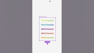 Create dynamic animated gradient text using Figma #figma #design #uiuxdesign