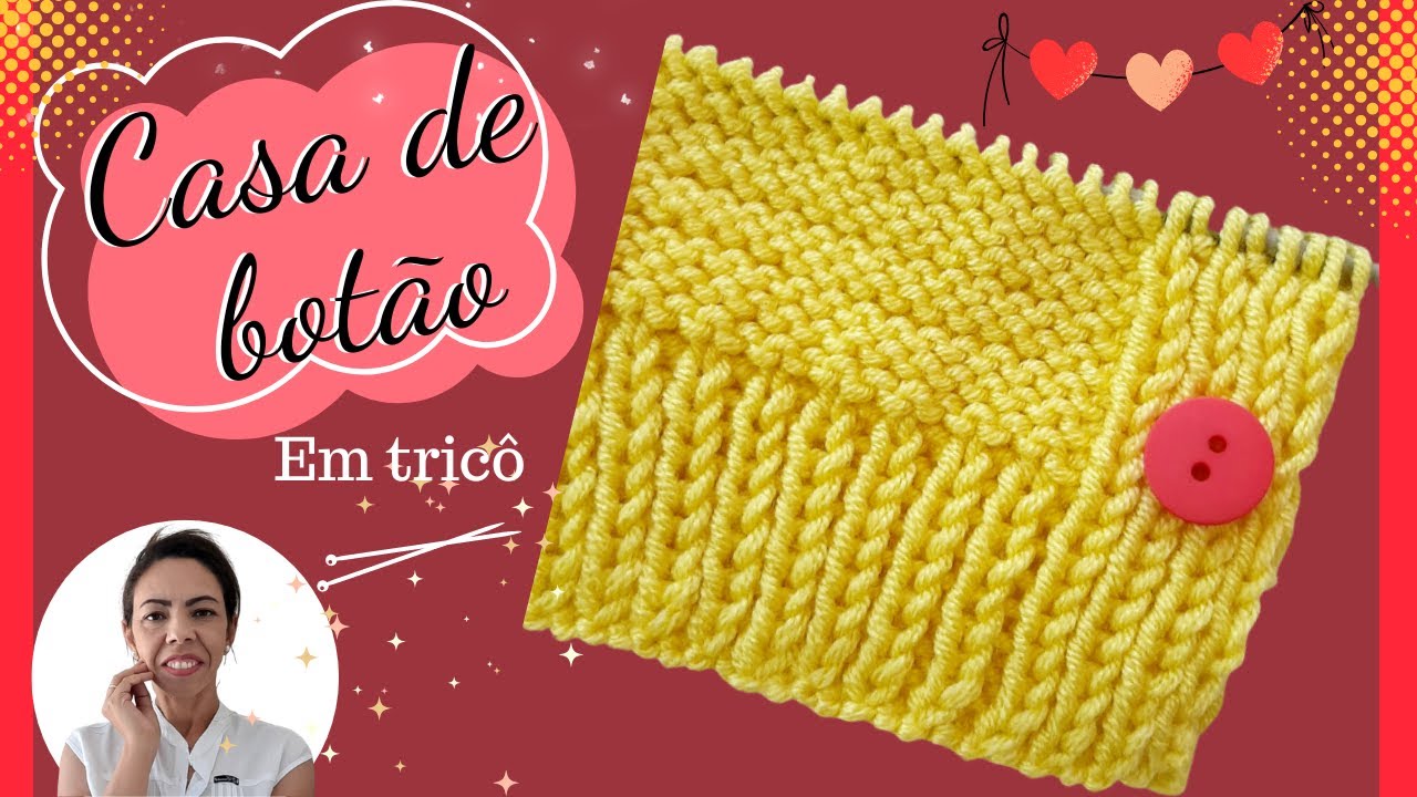 COMO FAZER CASA DE BOTÃO EM TRICÔ PARA CASACO