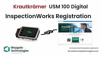 Waygate Technologies | USM 100 Digital Register with InspectionWorks