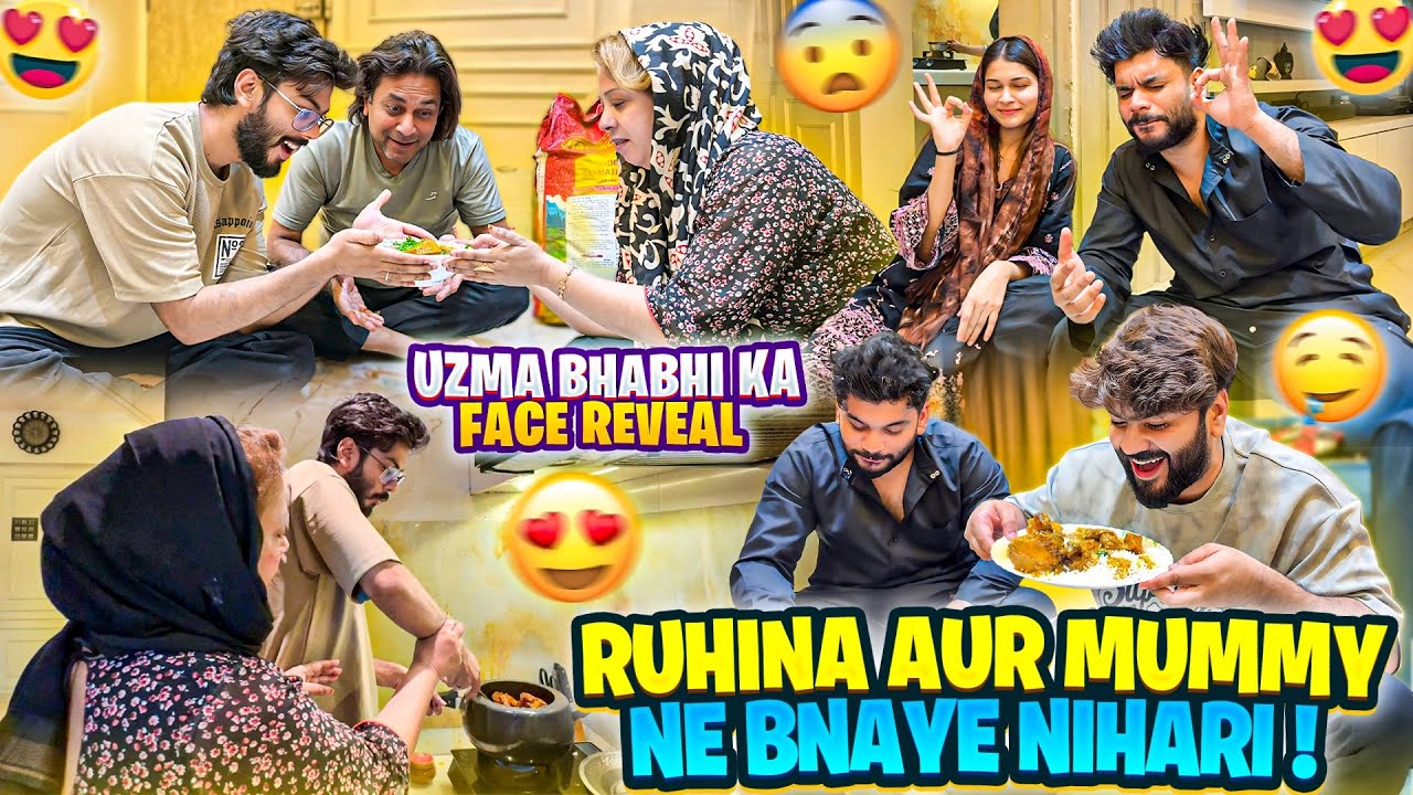 Ruhina Aur Mummy ane Bnaye Nihari😍Uzma Bhabhi Ka Face Revel😱 | AALTU FALTU |