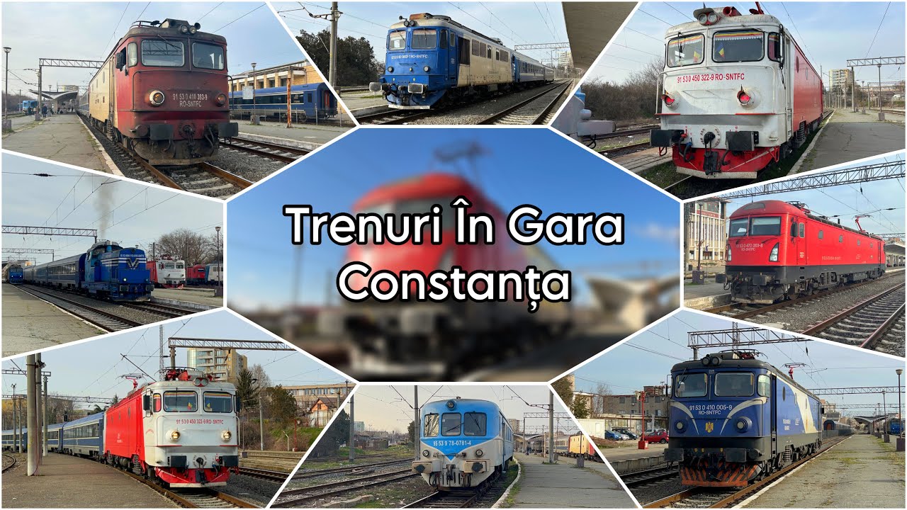 Trenuri în gara Constanța | 11 martie 2025