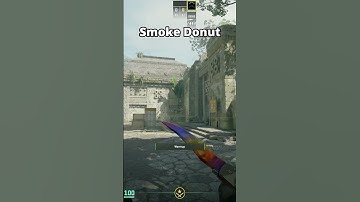 ANCIENT: SMOKE DONUT FROM T BASE (BOMBSITE A) - COUNTER-STRIKE 2 #counterstrike #cs2 #ancient #smoke