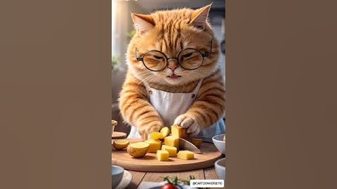 Cooking With Cat!Yummy Idea With Marshmallow / Marshmallow Sandwich Cookies / Cute Cat TikTok#shorts