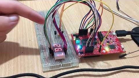 Measuring the ambient temperature and displaying on 3-digit 7-segment display on MSP430G2553