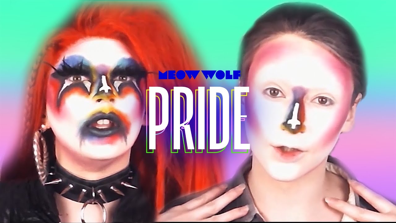 Saints Ball Make-Up Tutorial: WILLOW HEISHII Snatches Her Nose | Virtual Pride | Meow Wolf