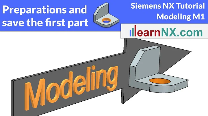 Modeling for beginner | Siemens NX Tutorial