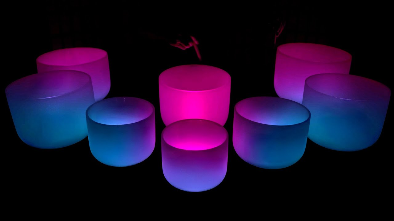 Crystal Singing Bowls Sound Bath 💤 Deep Sleep Music for Night ...