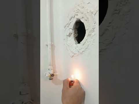 للتأكد ان المدخنة غير مسدودة