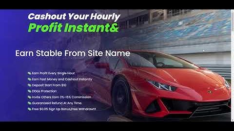 HYIP Template 732 DeskTop View