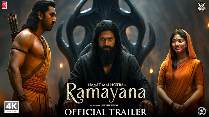 Ramayana - Official Trailer | Ranbir Kapoor | Yash | Sai Pallavi | Hans Zimmer & AR Rahman
