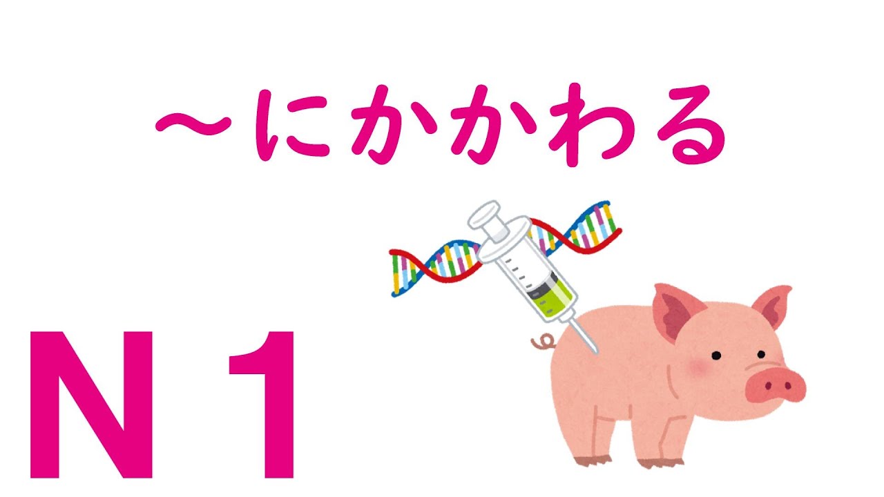 【Ｎ１文法】～にかかわる