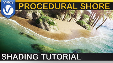 V-Ray | PROCEDURAL SHORELINE | Ocean Shader Breakdown
