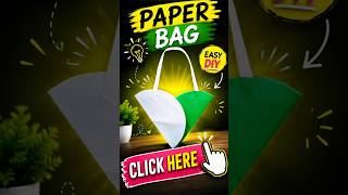 paper bag 🛍️ #diy #craft #papercraft #shorts