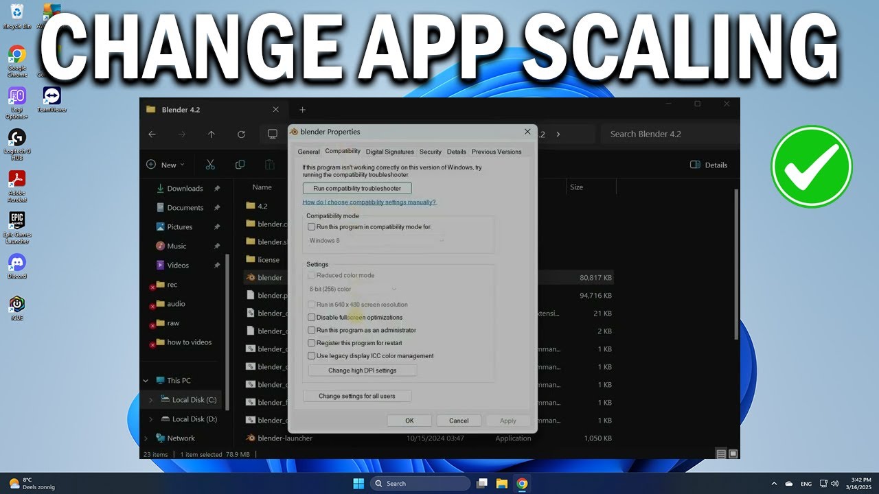 How To Change Scaling for Specific Apps in Windows 11 - Easy Fix - YouTube