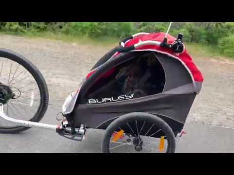 San Francisco Bike Ride Across The Golden Gate Bridge | Trek Mountain Bike Burley Solo Trailer |Trek