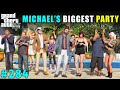 The biggest party in michaels house  gta v gameplay 284  gta 5