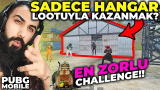 Türki̇yede İlk Sadece Hangar Lootla Kazanma Challenge Pubg Mobile