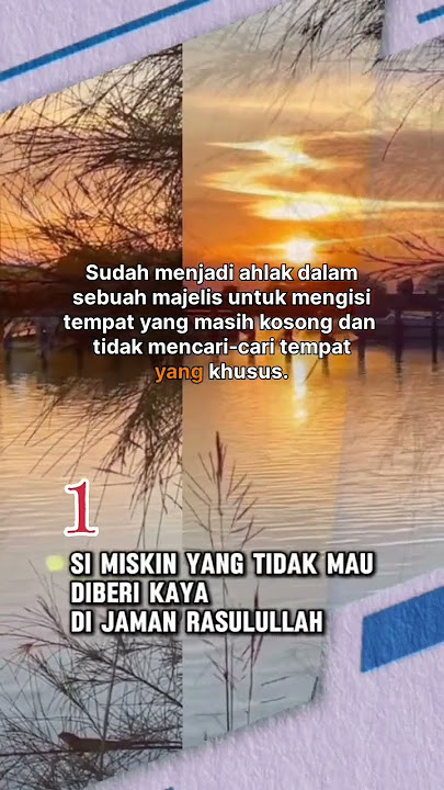1. si Miskin tidak mau kaya #rasulullah #muhammad #allah #kisahislami #kisahhikmah #shorts #reels