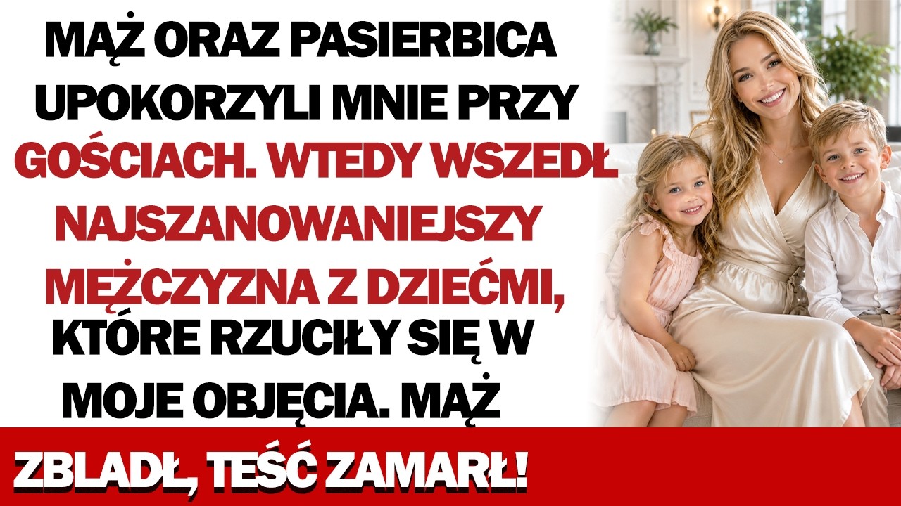 „Przynosisz wstyd tej rodzinie" – powiedział mój mąż przy wigilii swoich rodziców, a cała sala umilkła. Maja, moja pasierbica, dodała z uśmiechem: „darmojad". Nikt mnie nie bronił. Ale dosłownie...