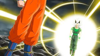 Goku vê o nascimento de Gon, seu terceiro filho com o anjo Vados