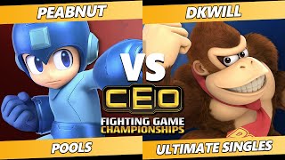 CEO 2021 - Peabnut (Mega Man) Vs. DKWill (Donkey Kong) SSBU Ultimate Tournament