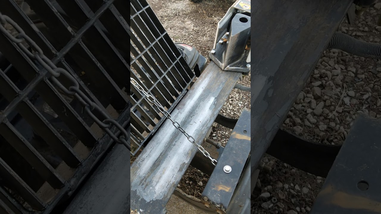 Homemade log splitter table YouTube