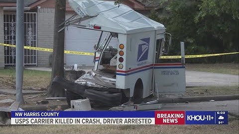 HCSO: Postal worker killed in wreck while delivering mail in northwest Harris County
