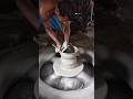 Making a flower pot from clay #handmade #flowerpot #potmaking #claypot #claywork #youtubeshorts