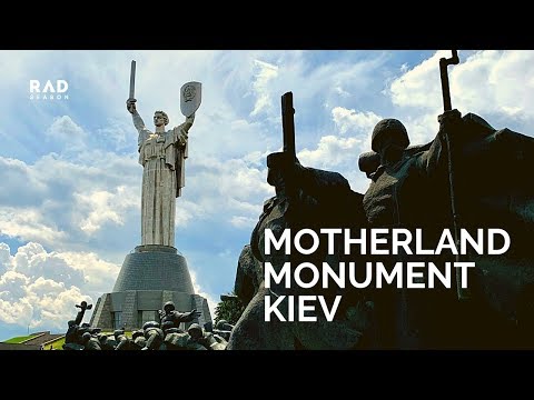 MOTHERLAND MONUMENT KIEV - CLIMB THE HIGHEST MONUMENT IN EASTERN EUROPE IN KYIV, UKRAINE