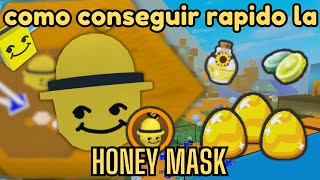 COMO CONSEGUIR RAPIDO LA HONEY MASK 🐝🧢| Bee swarm simulator 🐝🍯