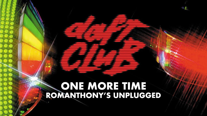 One More Time Unplugged version - Unplugged performance video thumbnail