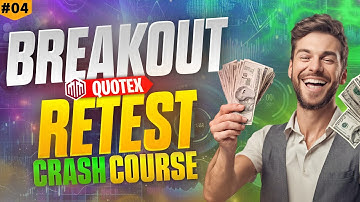 Breakout And Retest || Crash Course 04 || Strategy 04 || @strategictradingyt #quotex