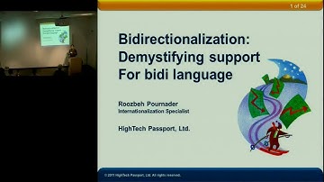 IMUG Presents: Demystifying Bidi: Bidirectional Languages in Software and Web Apps