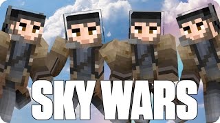 THE EPIC TEAM OF FOUR! Sky Wars | Minecraft