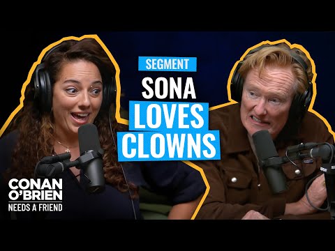 Sona Hires A Clown Every Year For Her Twins’ Birthday | Conan O'Brien Needs A Friend