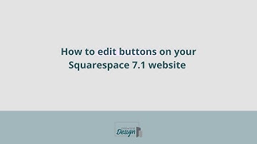 How to edit button links on your Squarespace 7.1 website