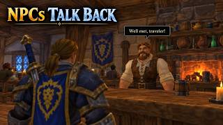 I Gave Every WoW NPC an AI Brain and Their Original Voice, and Now They Talk Back