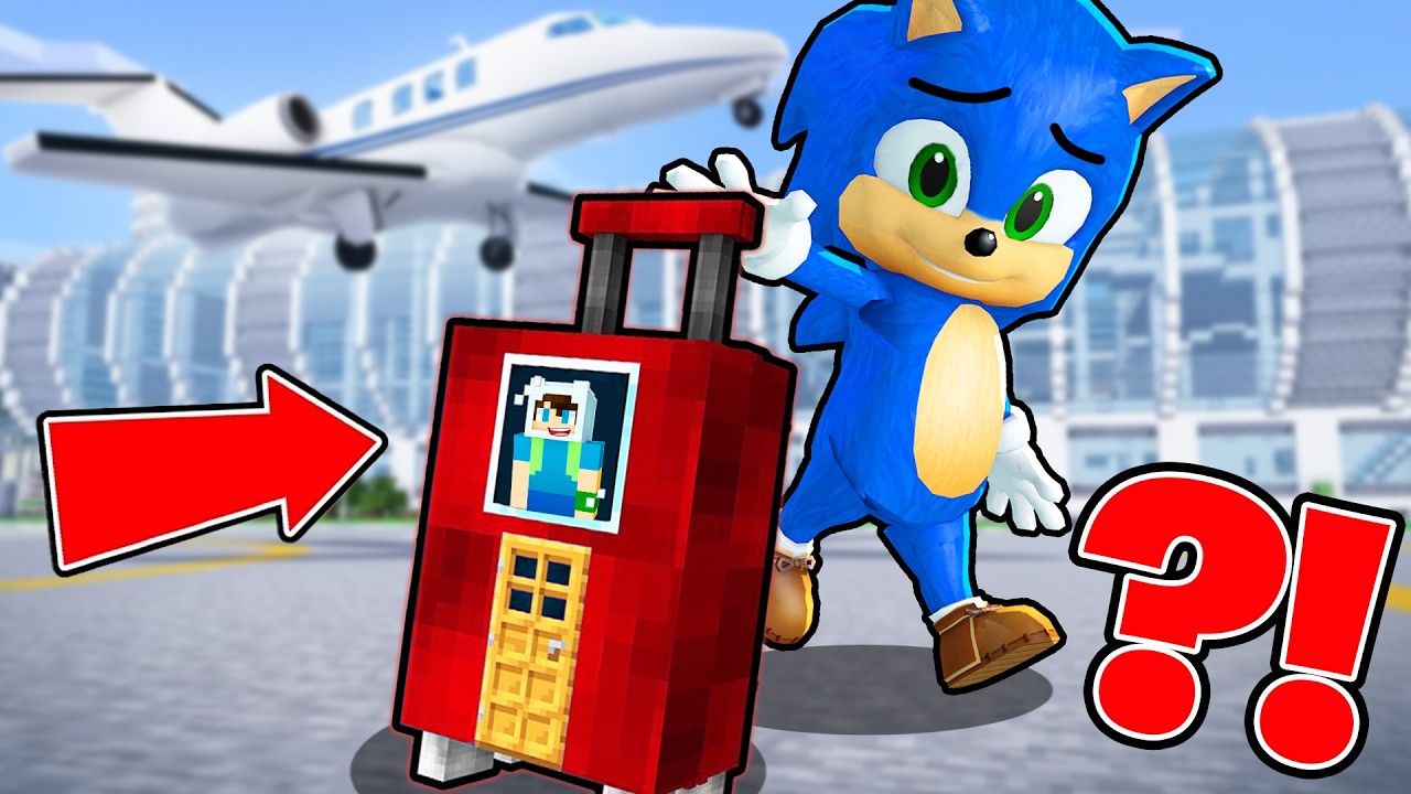 BEBEK SONİC'İN BAVULUNUN İÇİNE SAKLANDIM 😱 Minecraft