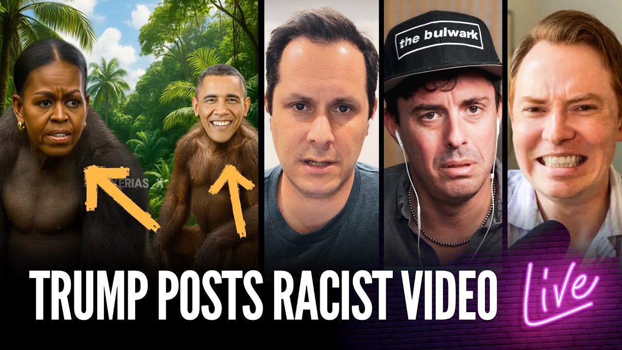 Trump Posts Racist Video Depicting Obamas as Apes
