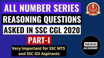Number Series | Part-I | All Questions Asked in SSC CGL 2020 Tier-I Exam