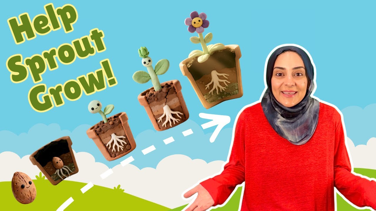 Можем ли мы помочь ростку вырасти? 🌱 Что нужно растениям для роста? | Обучающее видео для детей