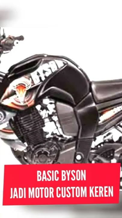 Basic Byson Jadi Motor Custom Bobber #like #fyp #bobber #scrambler #japstyle #caferacer #jualmotor