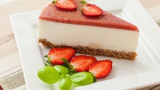 Чизкейк с клубникой! Просто и вкусно! Чизкейк с клубникой! Просто и вкусно!