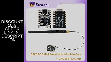 New Micro ESP32-C3 Mini Development Board ESP32-C3_Mini_V1 Wi-Fi+BT  2.4G WiFi Antenna with SMA Cabl