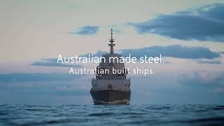 BAE Systems Australia x BlueScope Distribution - Forging the future of Australia's naval defence